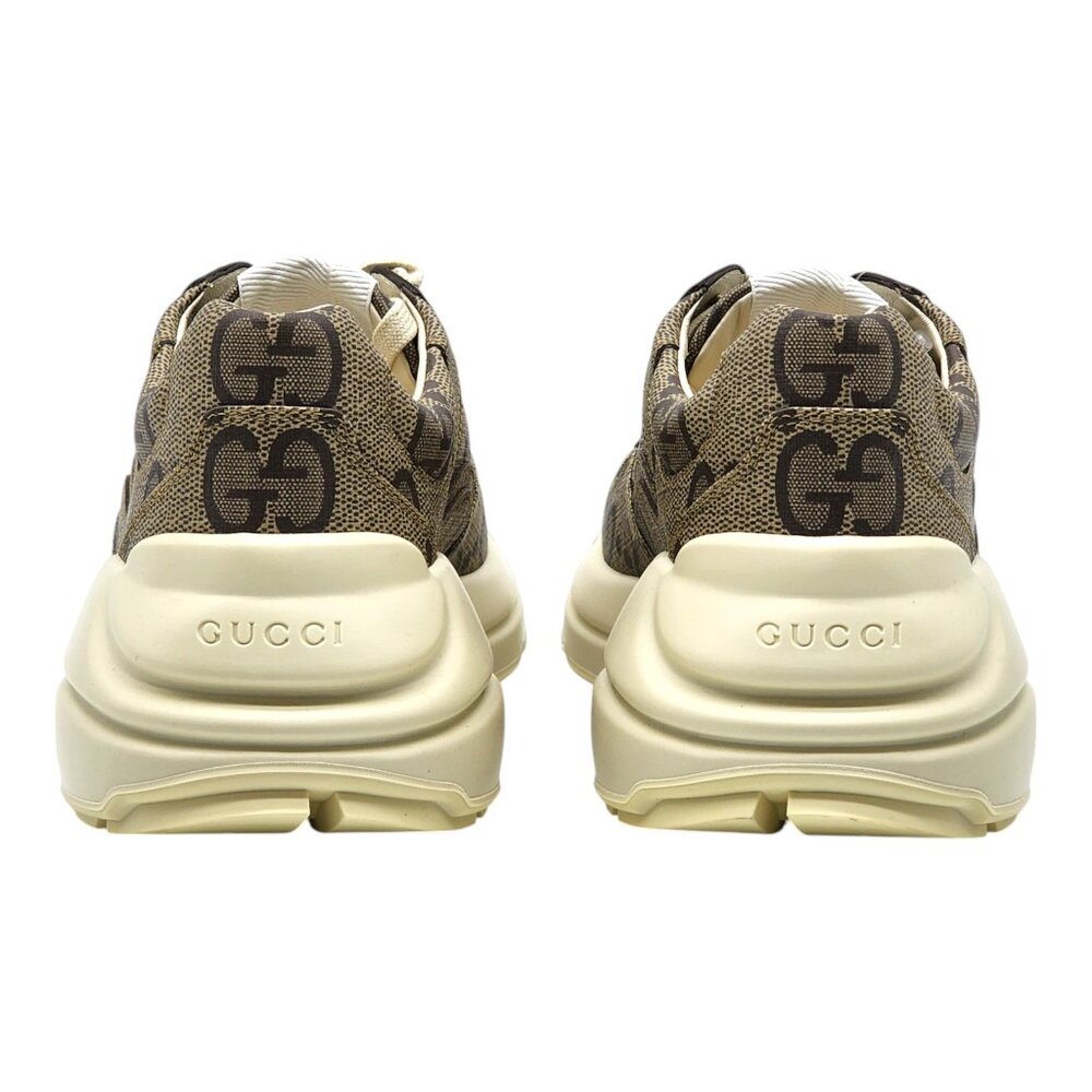 Gucci GG Supreme Canvas Men's 100 Rhyton Sneaker - Picture 5 of 8